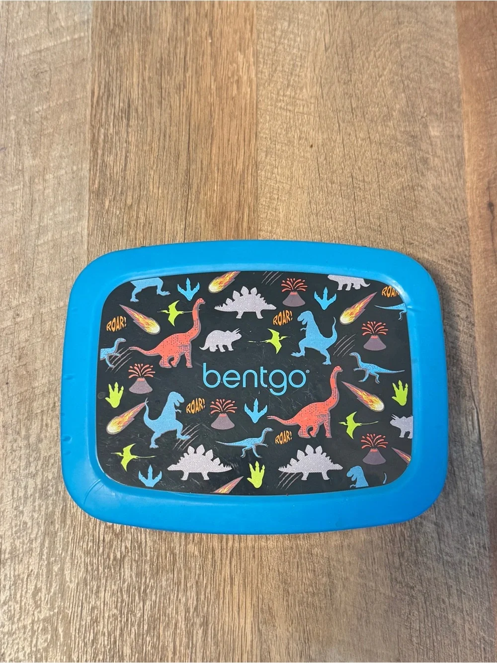 Bentgo Kids Blue Dinosaur Lunch Box - Blue